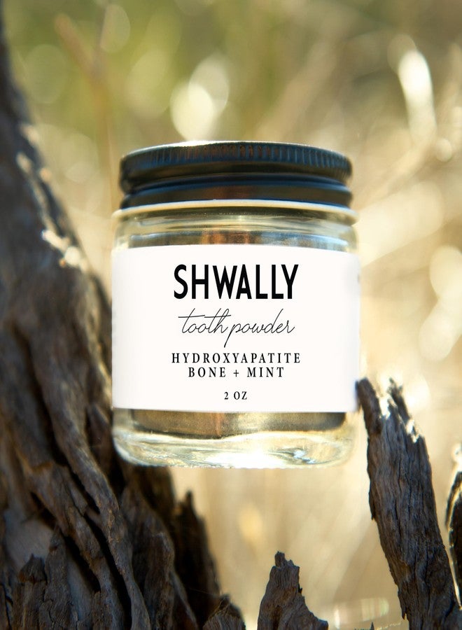 Shwally Magical Tooth Powder W/Hydroxyapatite Cattle Bone & Fluoride Free Amish Eggshell + Organic Peppermint - 100% Fluoride Free ReMineralizing, Whitening & Polishing Powder 400+ Brushings (4 Oz) - Image 2